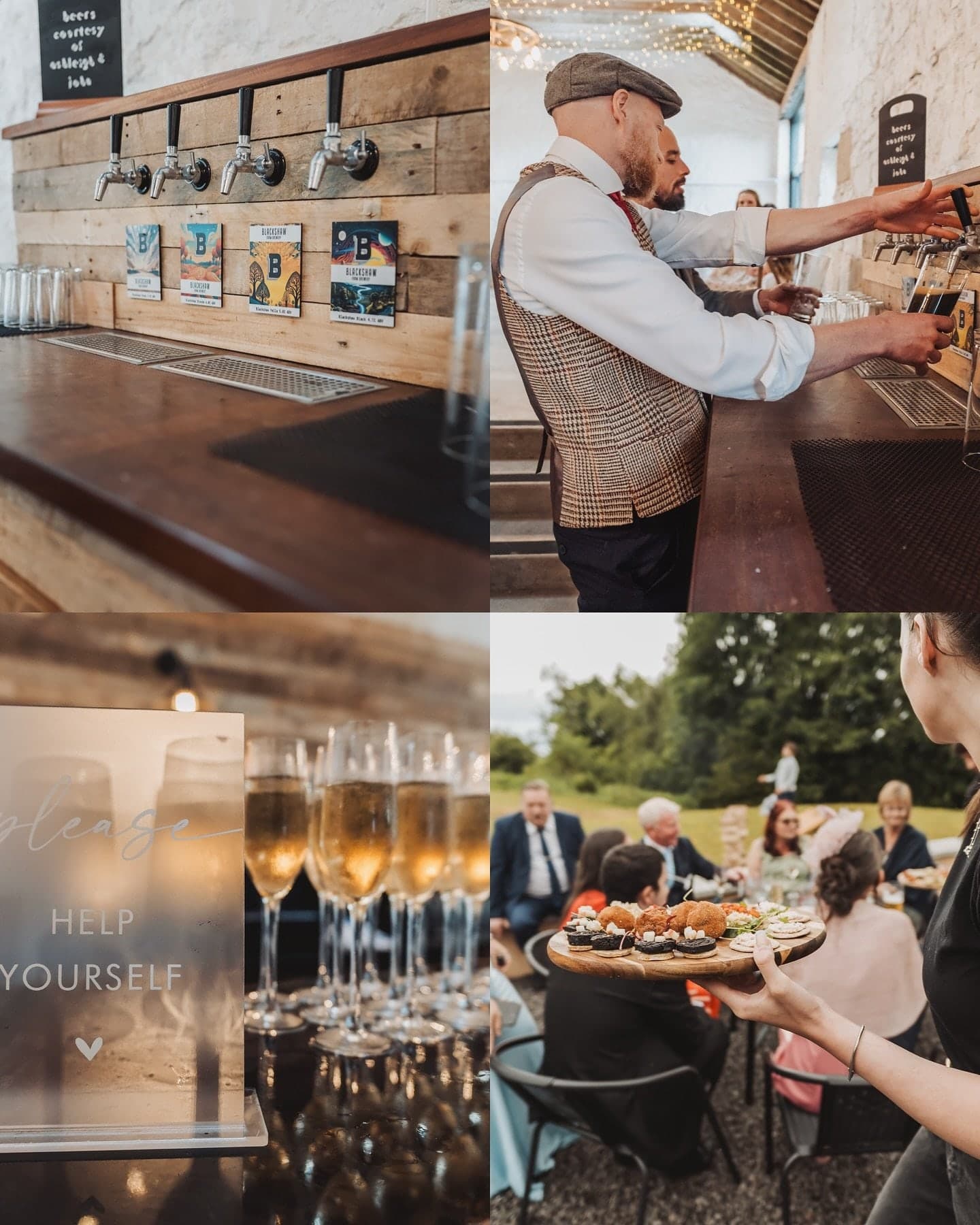 Drinks Reception including Blackshaw Brewery Self-Pour Beer