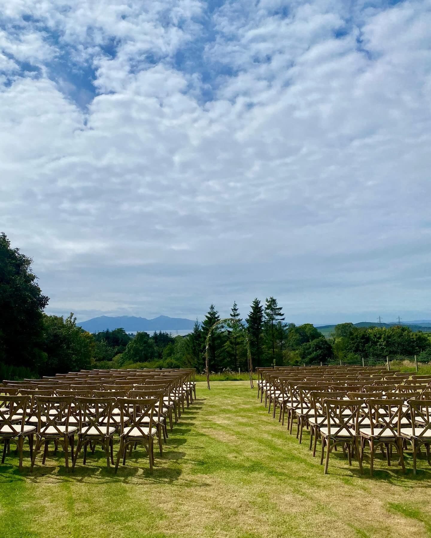 Outdoor Ceremony on the Lawn
